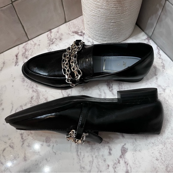 Black Chain Loafers - Picture 6 of 13